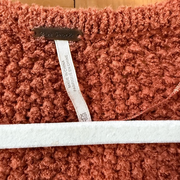 Free People coco V-Neck Sweater cotton long sleeve - Picture 3 of 4